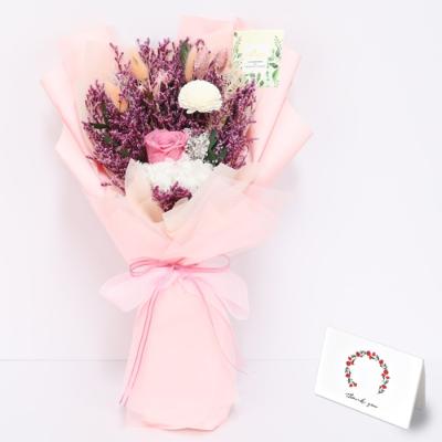 [와인&플라워]프리저브드 장미꽃(대) 핑크