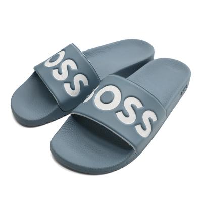 BOSS 라지 로고 디테일 슬라이드(50536835483) 휴고보스 슬리퍼