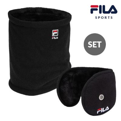 휠라 스포츠 방한 넥워머+이어워머 세트