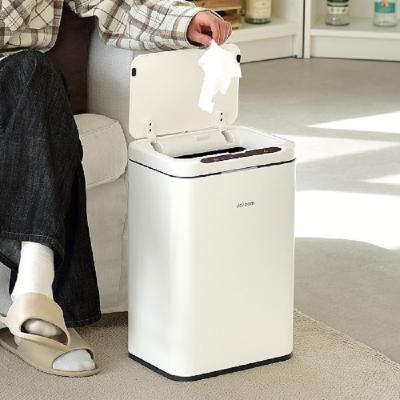 [다룸] 스마트 자동센서 쓰레기통 휴지통 냄새차단 집들이 인테리어 기저귀 종량제호환 20L 일반형