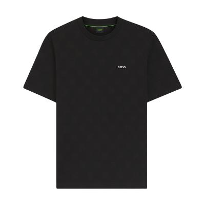 BOSS 테니스 볼 자카드 코튼 블렌드 티셔츠(50558867001)