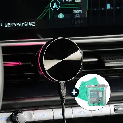 [10월행사] 사운드 리액션 맥세이프 차량용 핸드폰 무선 거치대 충전기 (+다용도타월 증정)